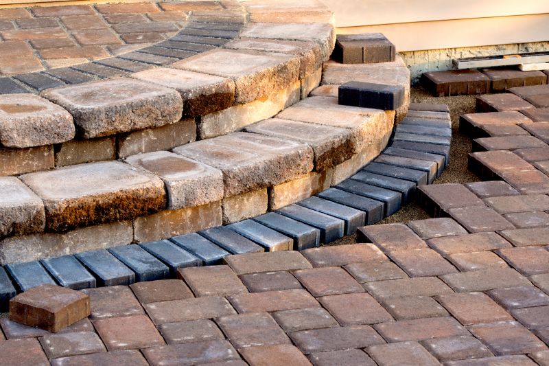 Step paver installation